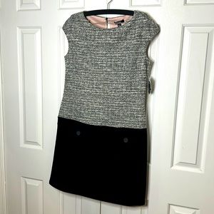 A.U.W Black and gray dress, size 8, brand new